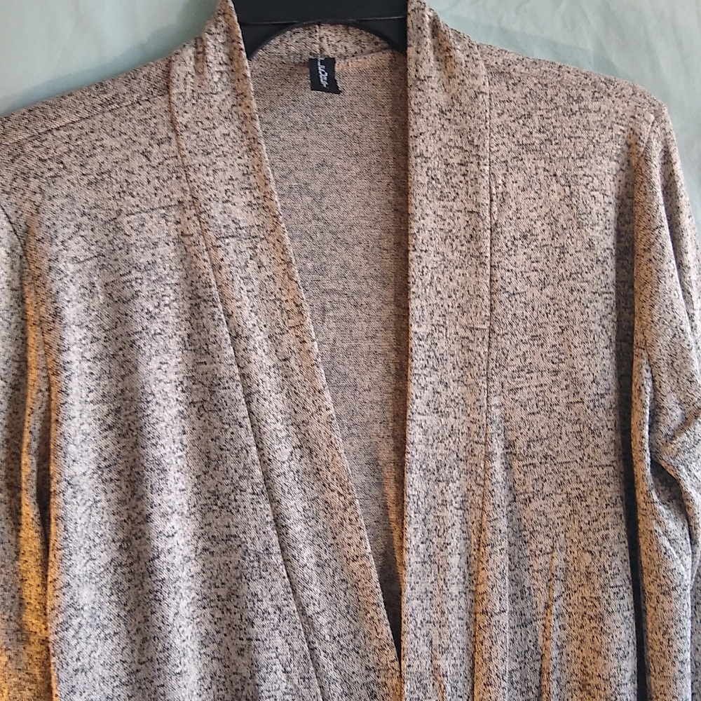 NWOT J.M. Fleurette XL  cardigan sweater woman’s  peach & black